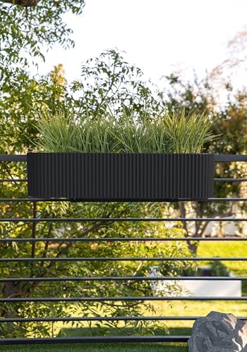 veradek demi series railing planter - round window, package contents