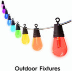 cync ge dynamic effects smart cafe lights, color showing dimensions