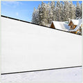 colourtree 5' x 10' white fence screen privacy, main product view