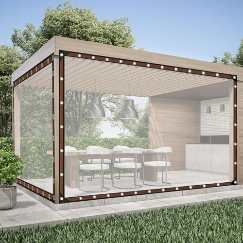 8 x 16 ft heavy duty clear waterproof, package contents