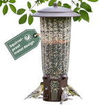 perky-pet squirrel-be-gone max bird feeder, (4) flexport feeding, main product view