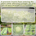 woanger 3 pcs garden bed netting 8 x showing dimensions