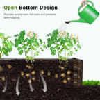 docred galvanized raised garden bed with pvc cover on a desk or shelf