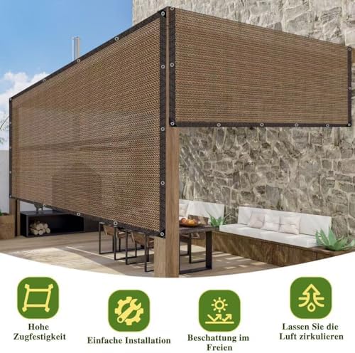 80% sunblock shade cloth net resistant - 8x20ft, close-up detail