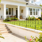 thealyn garden fence 32" x 10ft, 5 panels, front angle view