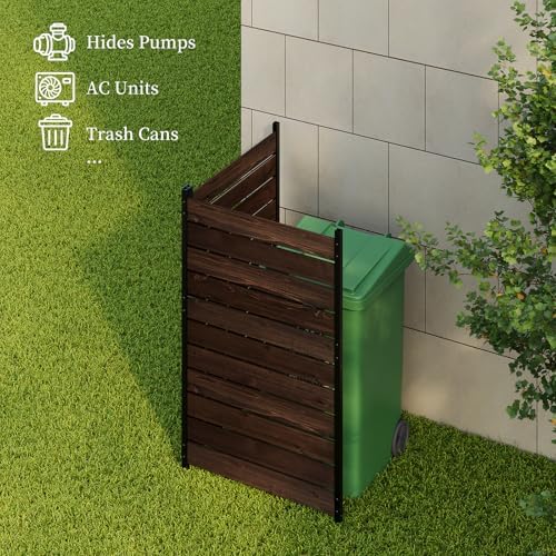 61" h x 38" w no dig wood showing dimensions
