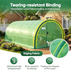 quictent 20x10x6.6ft tunnel greenhouse for outdoors with 2, package contents