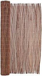forever bamboo natural willow rolled panel fence natural, main product view