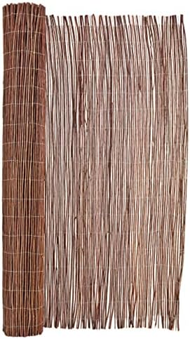 forever bamboo natural willow rolled panel fence natural, main product view