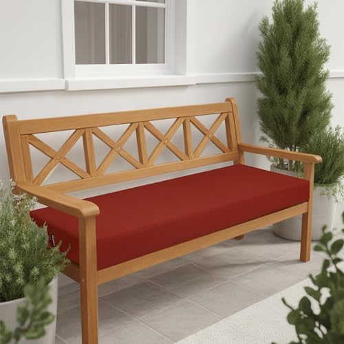 idee-home outdoor bench cushion waterproof, front angle view