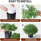 fake potted plants artificial plants for outdoors decor showing dimensions