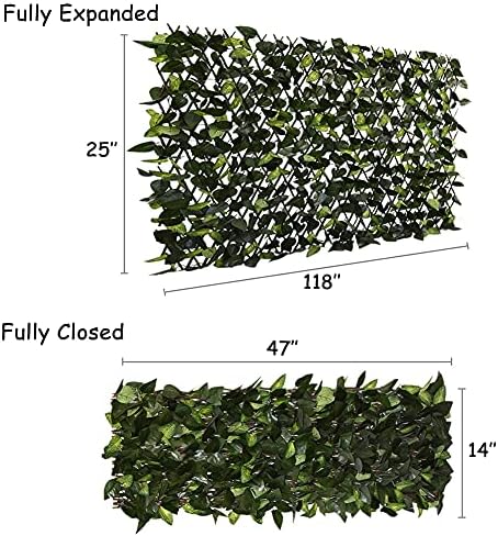 glant expandable fence privacy screen for balcony patio, package contents