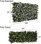 glant expandable fence privacy screen for balcony patio, package contents
