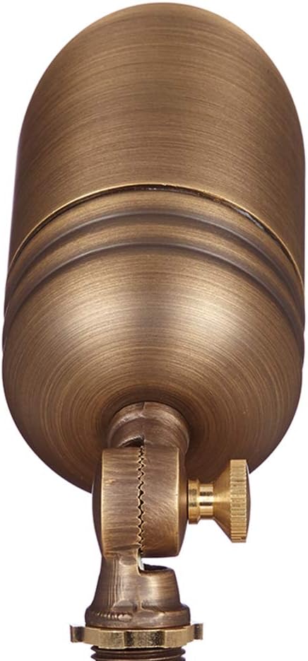 VOLT 20-Pack 12V Fat Boy Solid Brass Outdoor Spotlights (Bronze) for Low Voltage Landscape Lighting of Yard, Lawn, Garden, Patio, Trees & House