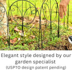 shoplala garden fence animal barrier (10 panels) 12in(l) showing dimensions