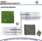 windscreen4less 3 pcs 20"x20" artificial boxwood panels faux showing dimensions