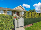 faux ivy privacy fence screen 120 * 40 shown in use