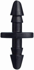 2 Pack (50 Total Fittings) Orbit 1/4 Inch Drip Barbed Coupling for Drip Irrigation Tubing - 25 Pack
