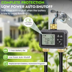 120ft drip irrigation system with smart water timer, package contents