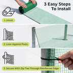6.6x100ft plastic mesh fencing, 0.4in mesh deer fence, package contents