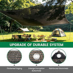 shade cloth, 14ft x 20ft 70% black outdoor, close-up detail