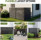 2 panel no dig privacy fence screen, 42", view 9