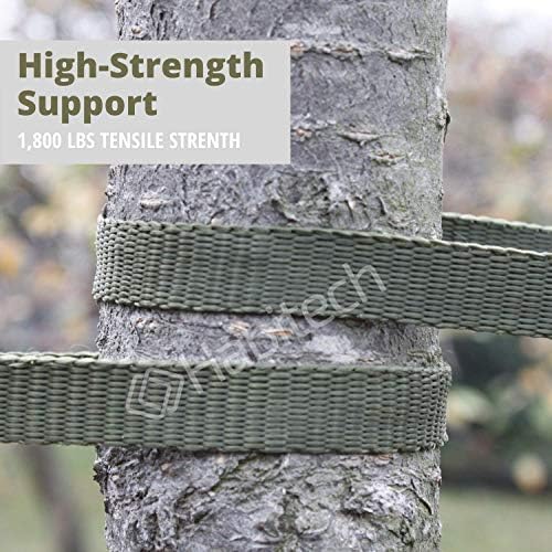 250' tree tie strap staking and guying material shown in use
