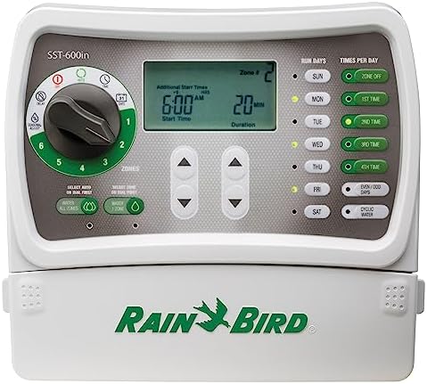 Rain Bird SST600IN Irrigation Controller, Indoor, 6-Station