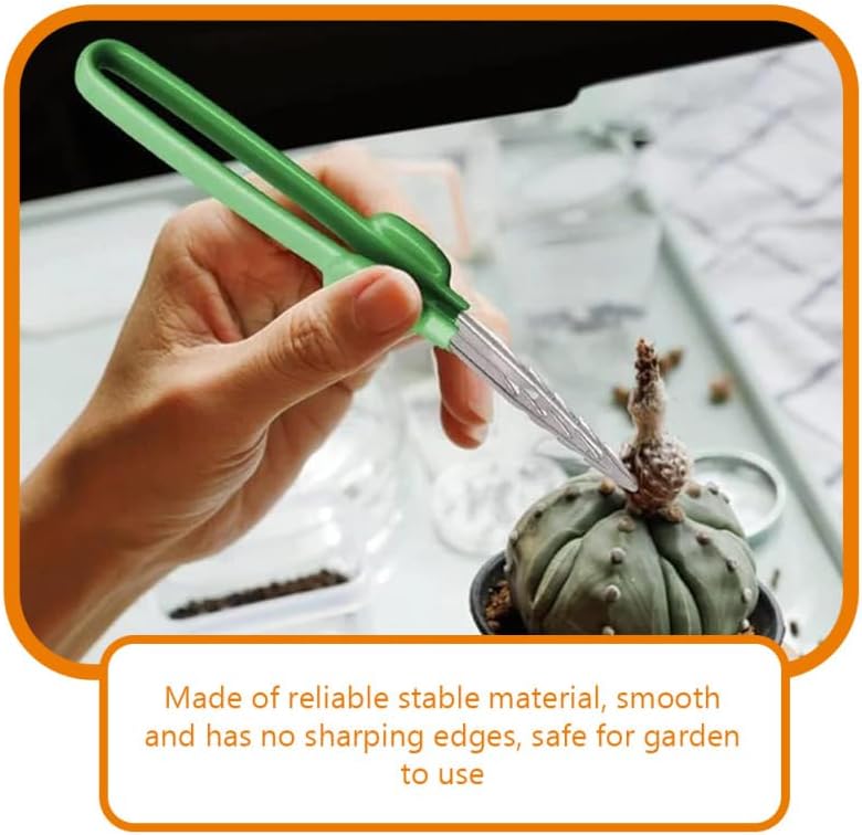 TOYANDONA Portable Gardening Tweezer Tool for Bonsai and Succulent Care, Multi-use Plant Tweezer for Weeding and Trimming, Household Garden Hand Tool
