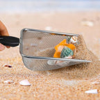 beach sand sifter, 2 beach sifting sand telescoping on a desk or shelf