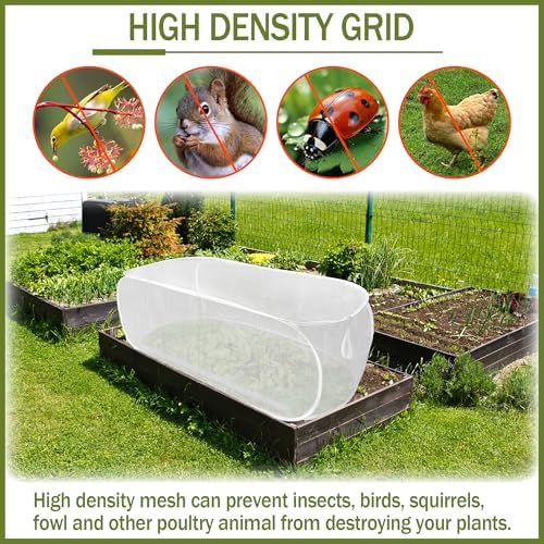 47" x 21" x 17" garden netting for on a desk or shelf