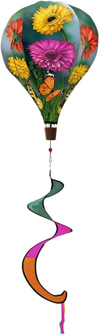 Briarwood Lane Spring Butterflies and Daisies Balloon Wind Twister 54x12 for Spring Balloon