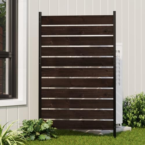 61" h x 38" w no dig wood shown in use