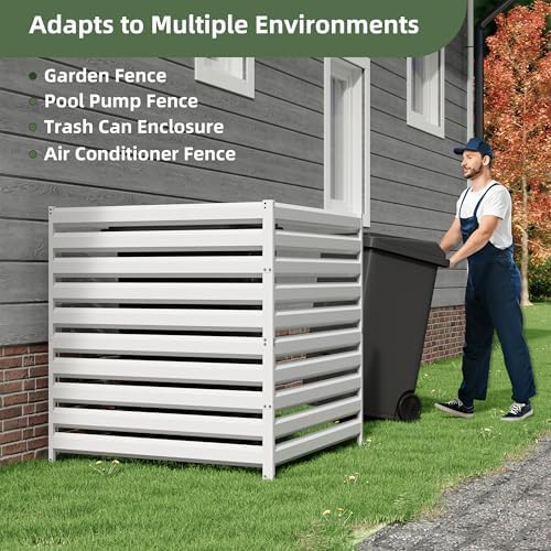 42" h x 38" w (3 panels) air on a desk or shelf