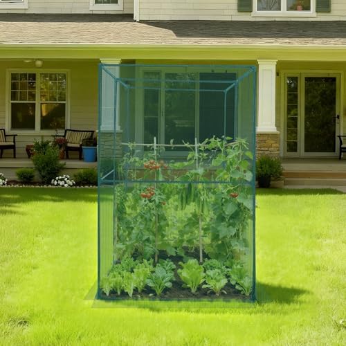 vevor crop cage, 7.8 x 3.9 x 5.9, front angle view