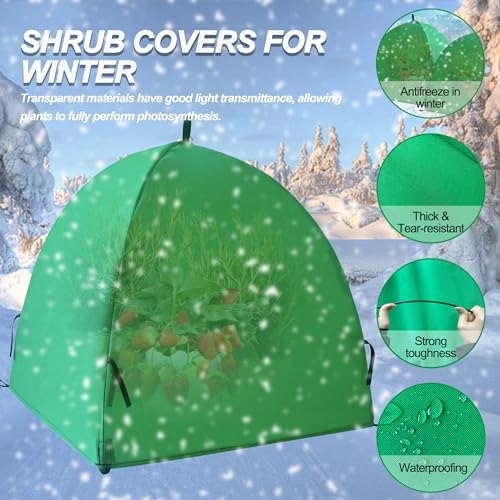 50″*50″*40″ winter plant warm covers - raised bed, front angle view
