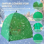 50″*50″*40″ winter plant warm covers - raised bed, front angle view