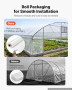 vevor greenhouse plastic sheeting 6 x 100 ft showing dimensions
