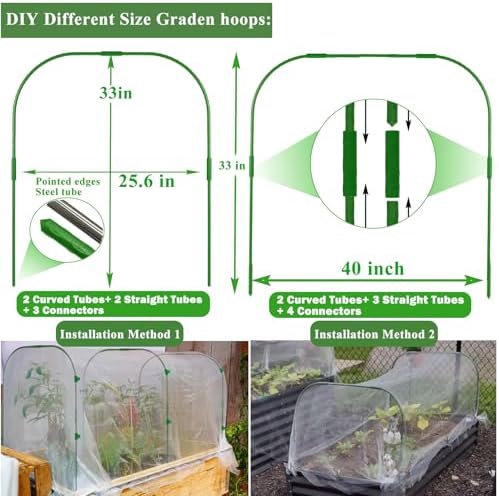 garden mesh netting kit, 10 * 30ft ultra, close-up detail