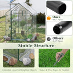 happygrill greenhouses for outdoors, portable greenhouse with pe on a desk or shelf