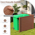giantex 36''h x 48''w air conditioner fence privacy, close-up detail