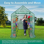 ipower walk-in greenhouse kit for outdoors with durable, package contents