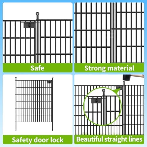toolterritary 5 panels no dig garden fence with, package contents