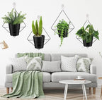 baderke 6 sets wall planters for indoor plants, package contents
