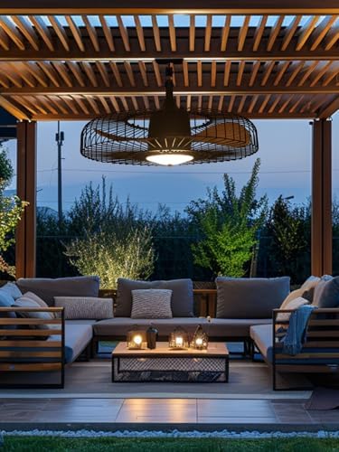 orison outdoor ceiling fans with lights for patio, view 9