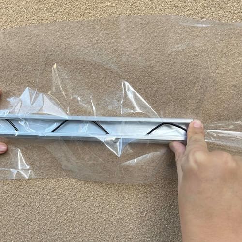 hipicute 20 set 6.6 ft greenhouse lock channel, side view