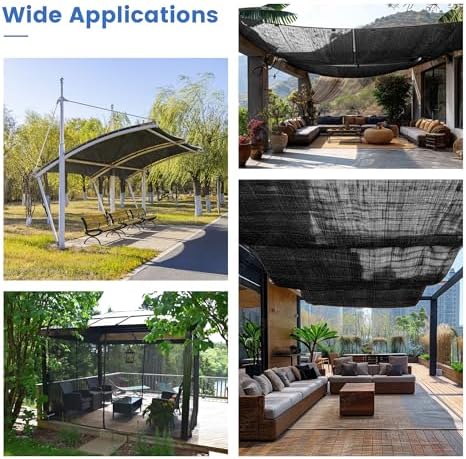 50% shade cloth for garden 12x20 ft, outdoor on a desk or shelf