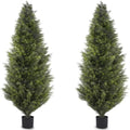 6ft artificial cedar topiary trees, set of 2, main product view