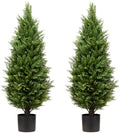 3ft artificial topiary trees artificial cedar trees uv, main product view