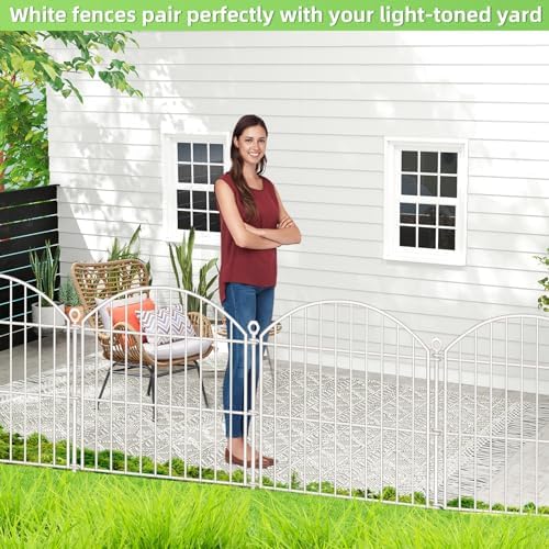 decorative garden fence, 24in (h) x 20ft(l) no showing dimensions
